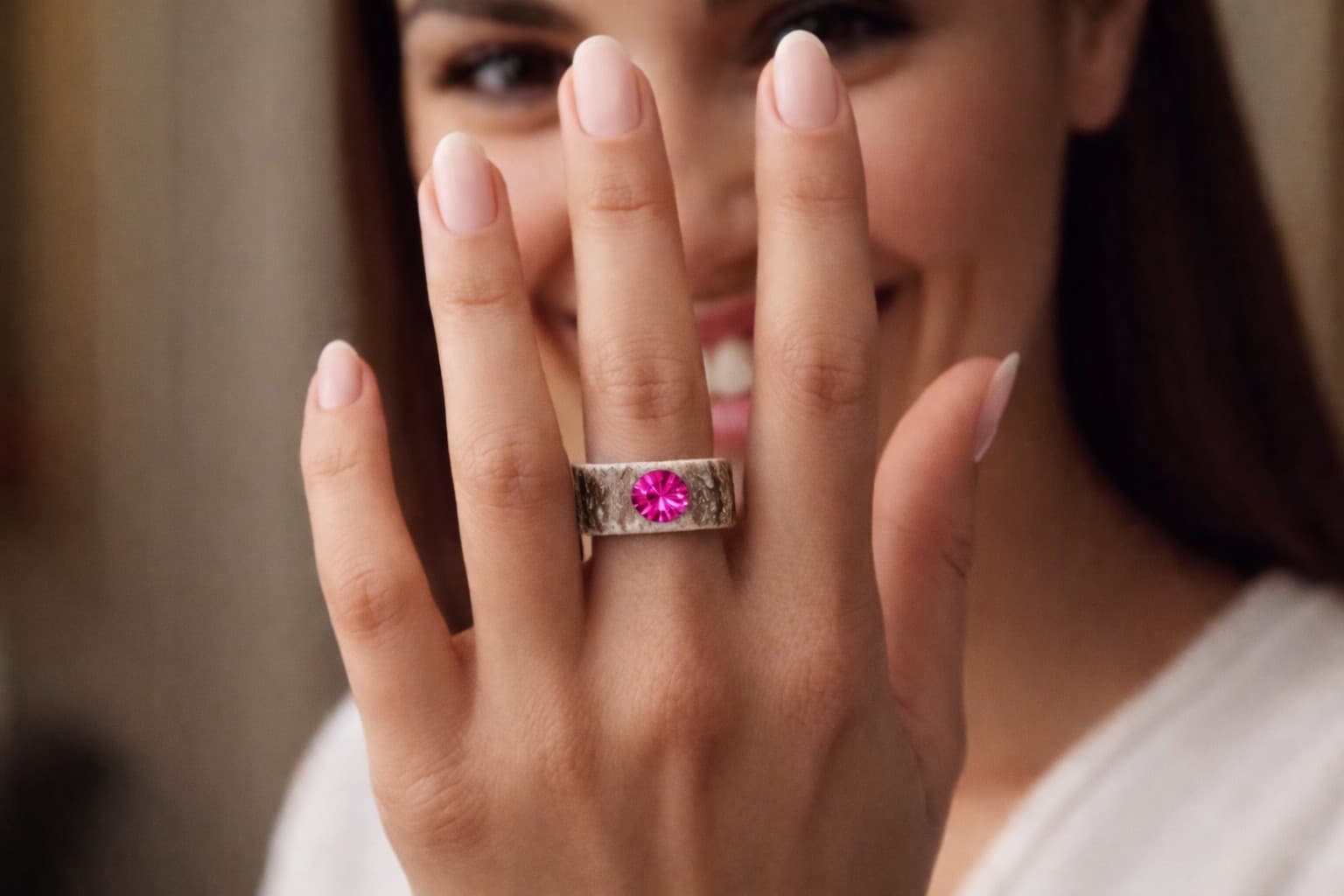 Frau mit Hirschhornring 3